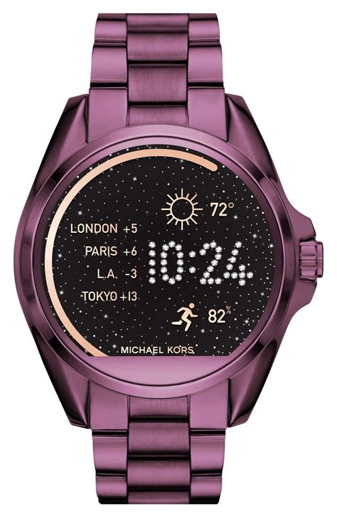 smart watch womens michael kors|michael kors access unisex bradshaw smart watches.